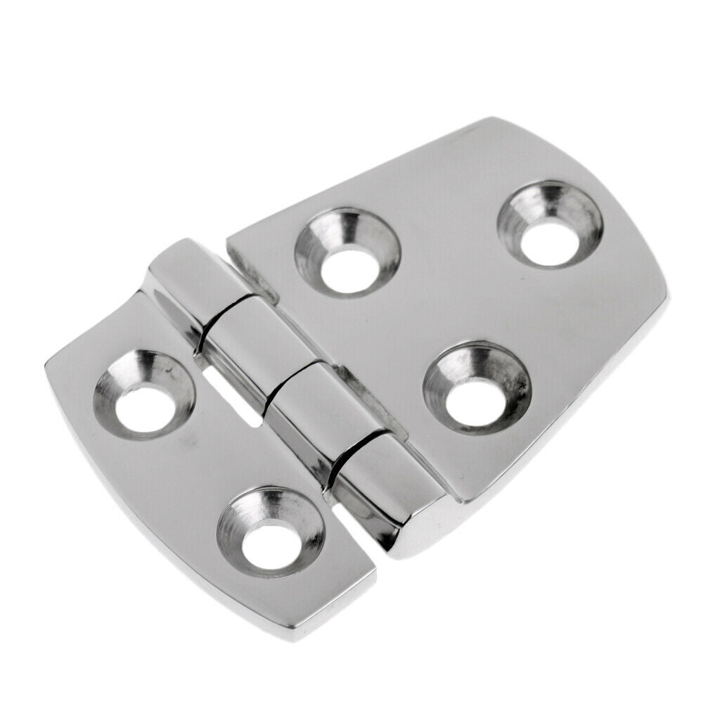 Durable Marine Door Cabin Stamp Strap Hinge 57x38mm, 316 Stainless Steel