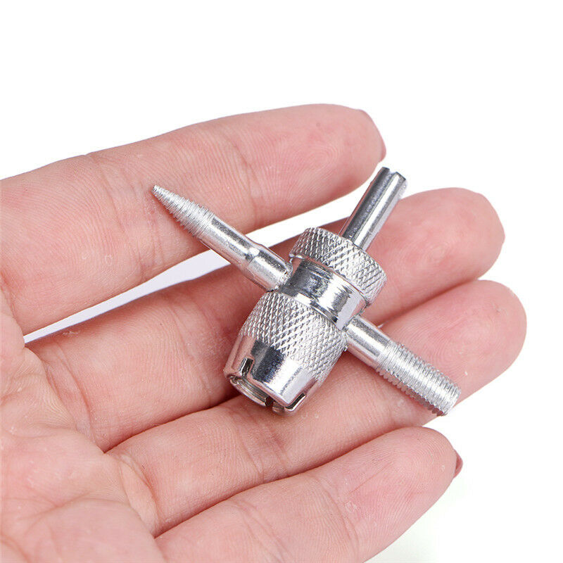 Car Bike Tire Accessory + 4 Valve Stem Core 4 Way Tyre Valve Repair Remove.l8
