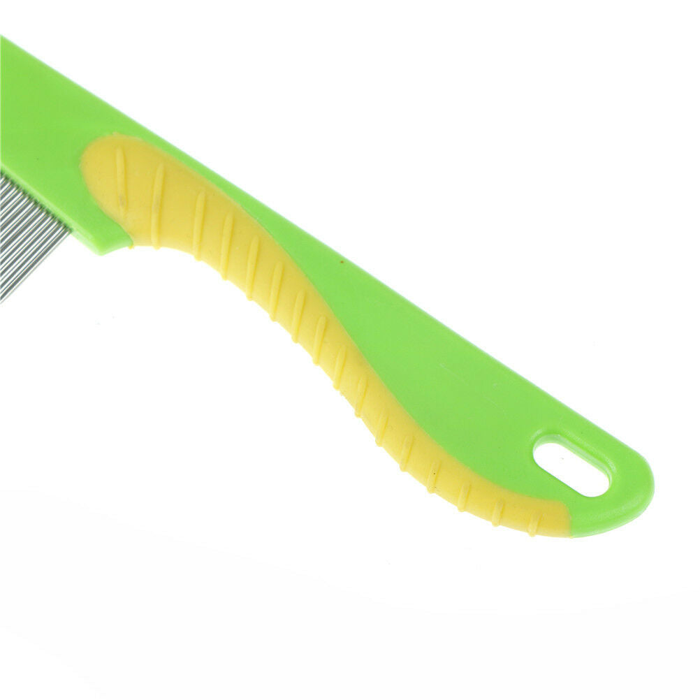 Pet Rake Comb Hair Grooming Trimmer Dog Cat Stainless Steel Pins Cleaning .l8