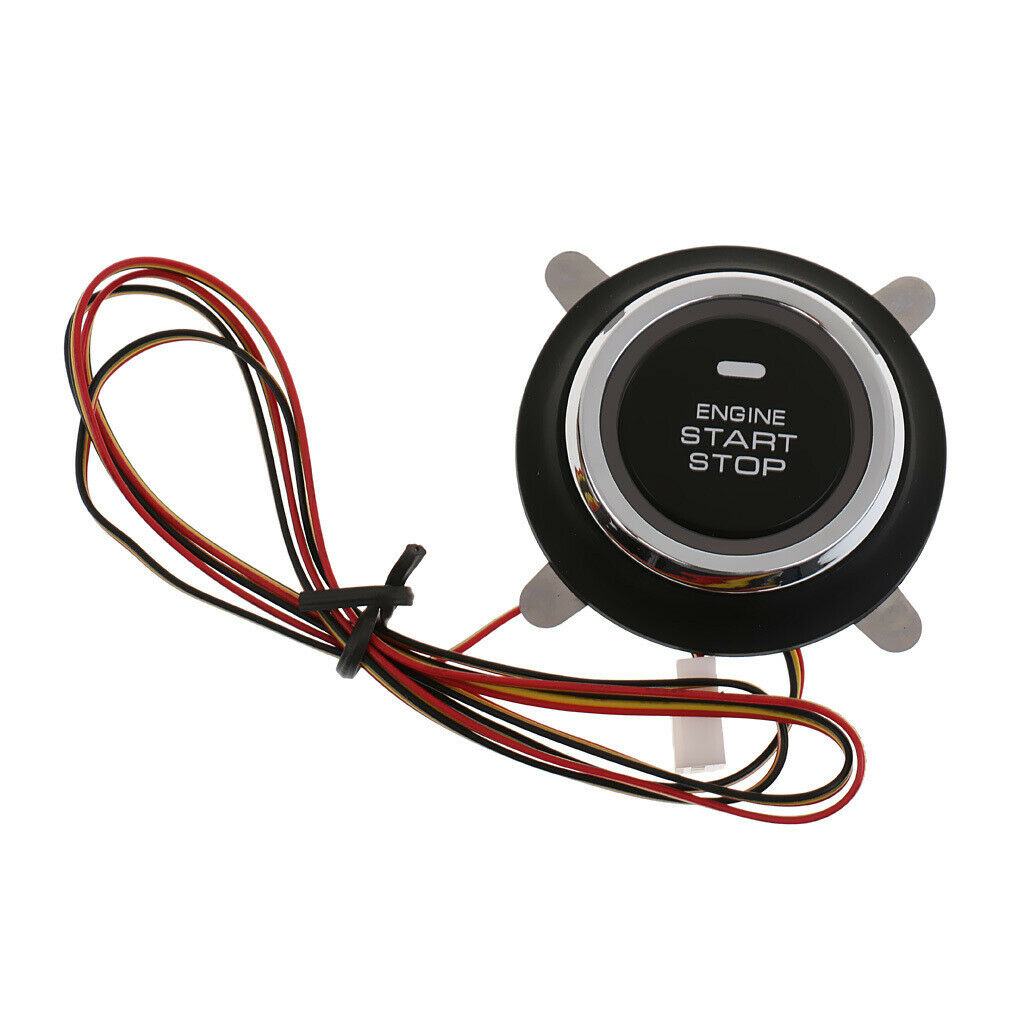 Car Engine Ignition Starter Stop Push Button Switch Illuminated LED Light