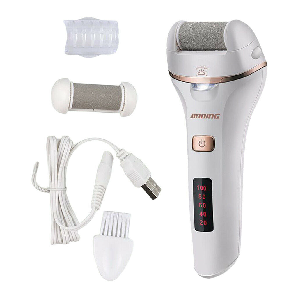Electric Callus Remover w/Light For Feet Tool Foot File Dead Skin Remover