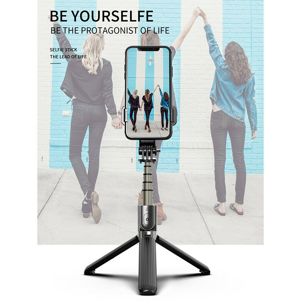 Extendable Selfie Stick Tripod Bluetooth Remote Control Shutter for Phone