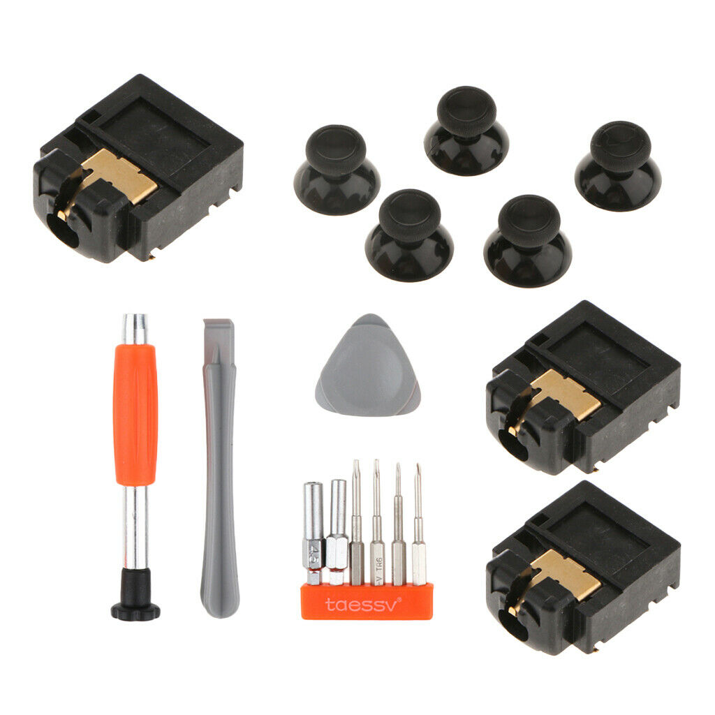 Screwdriver Set + 3.5mm Headset Audio Jack +Thumb Stick   Joystick Cover