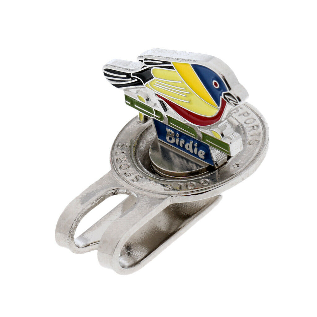 Cute Bird Design Magnetic Hat Clip Golf Ball Marker Clip Onto   Visor Gift