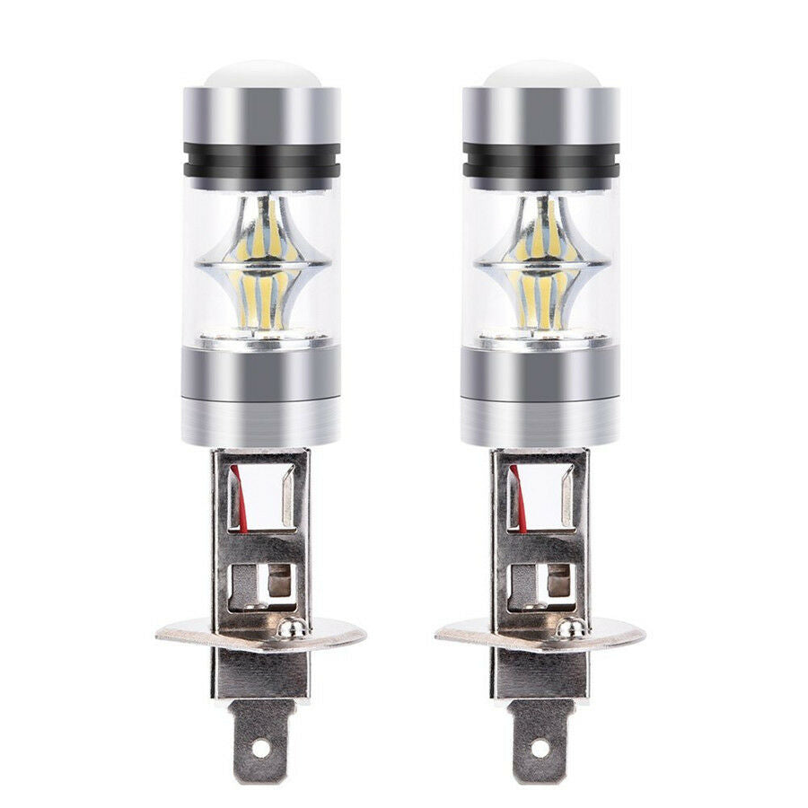 2PCS H1 High Power 100W 2323 SMD 20*LED  Bulbs for Fog Light DRL Car Light Lamp