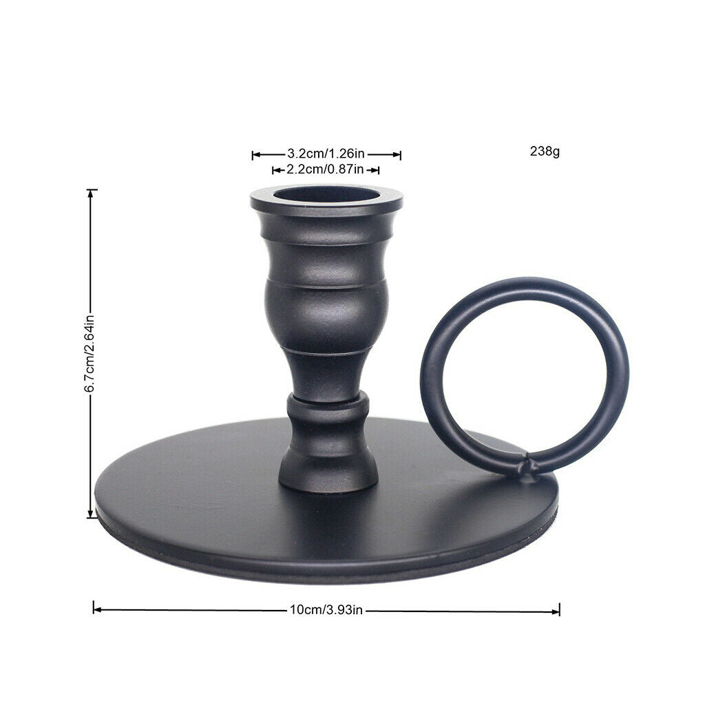 Simple Metal Taper Candle Holder Candlestick for Home Weddings Decor Gift