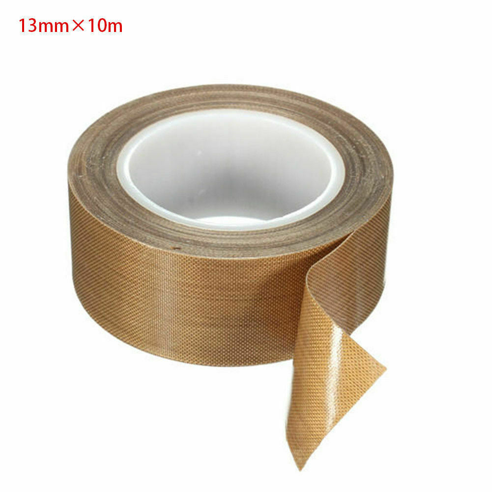 1 PCS PTFE  Heat Resistant Insulation Silicone Adhesive Tape Length 10m
