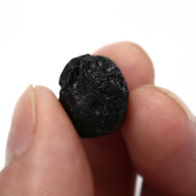 Tektite Meteorite Raw Specimen Mineral Rock Iron Stone Rough Black Space FADD