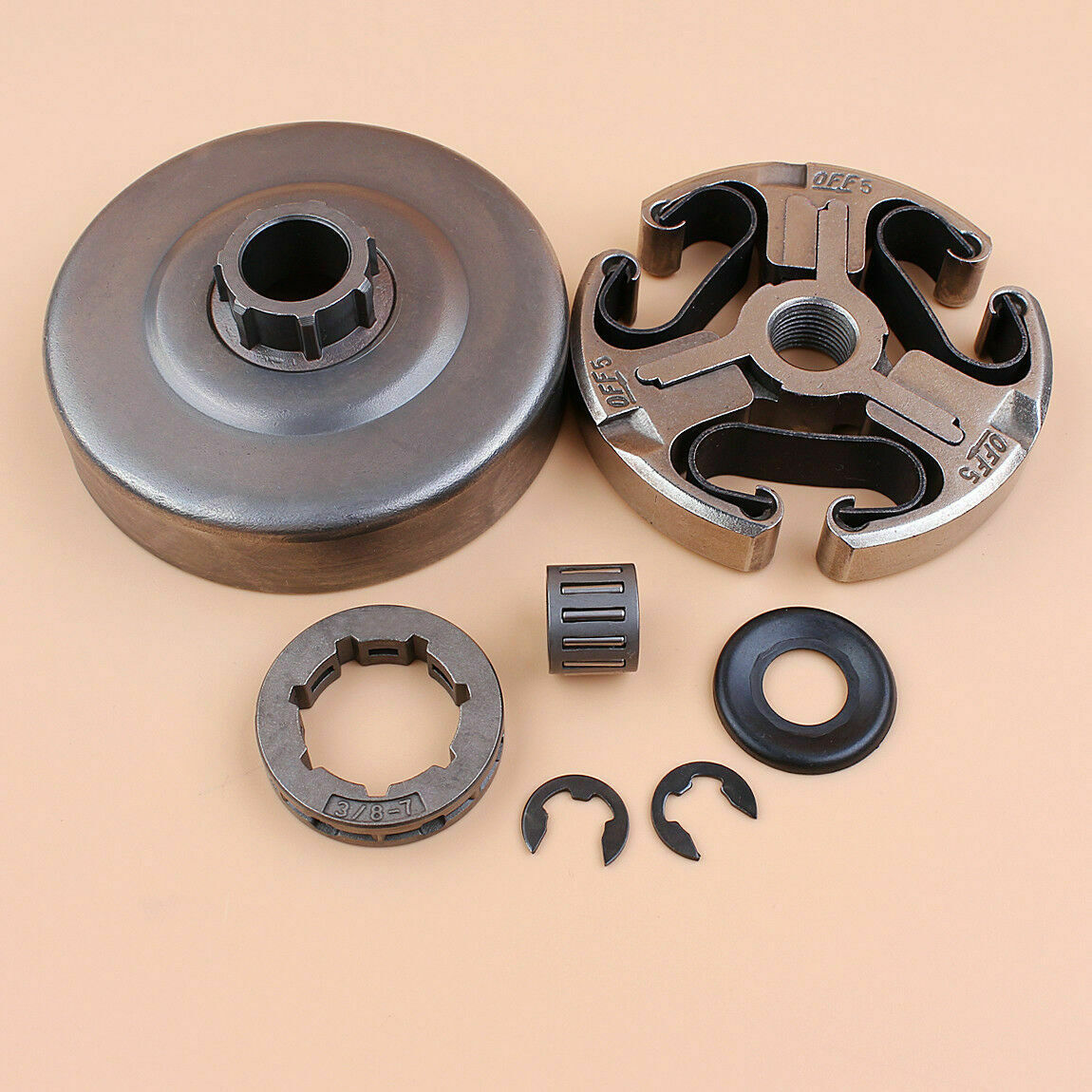 Clutch Drum Sprocket Rim Washer For Husqvarna 365 362 371 372 Saw Bearing 3/8"-7