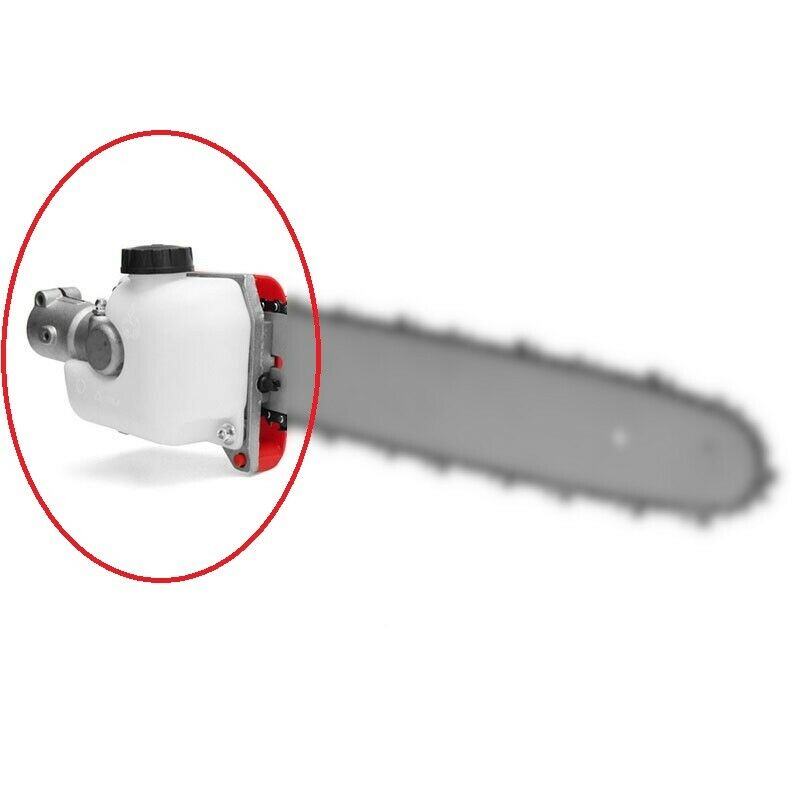 Universal Bevel Gear Box Head for Pole Saws 26mm tube, 7 teeth, 8mm shaft