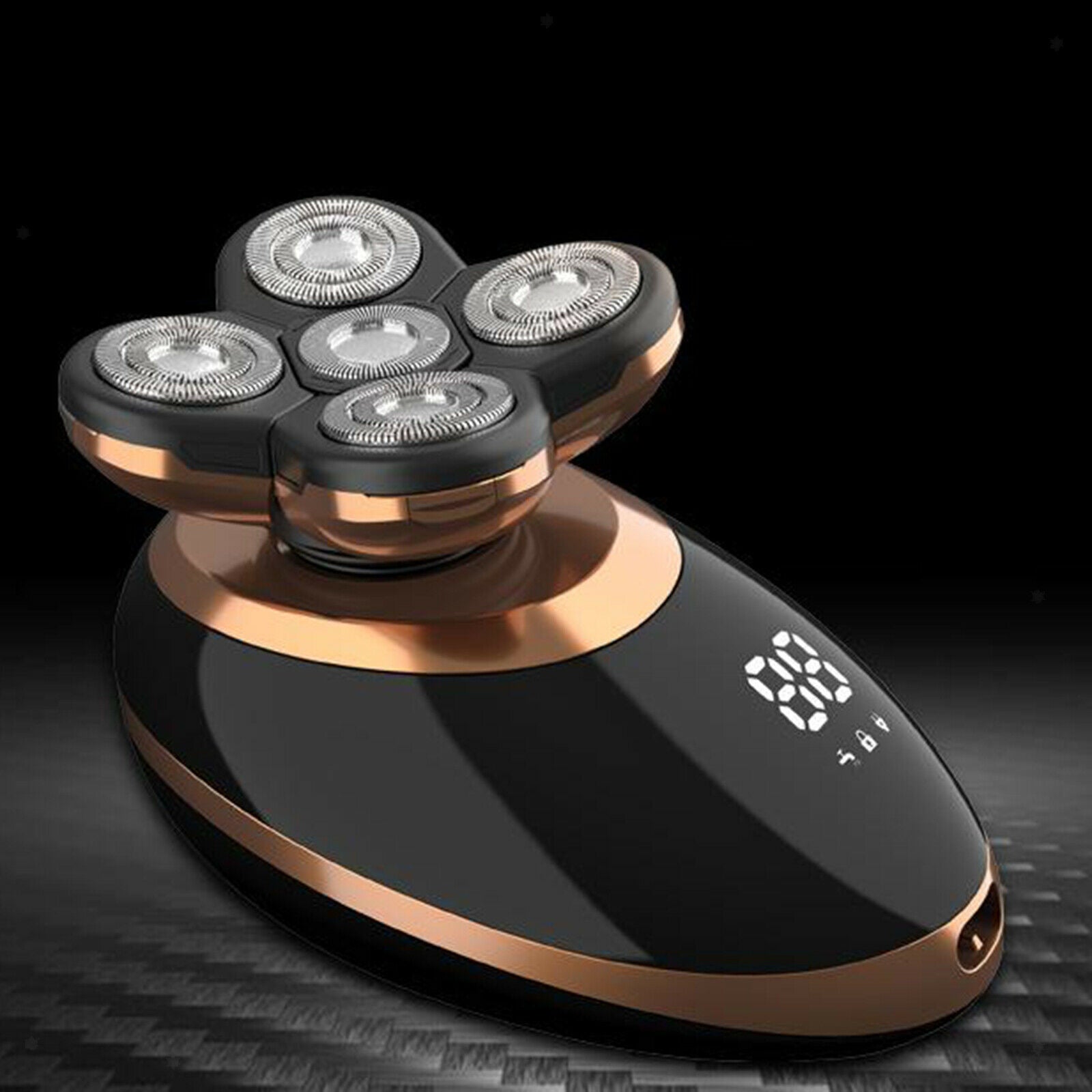 Electric Shaver Rechargeable Bald Head Hair Trimmer Cordless LCD display