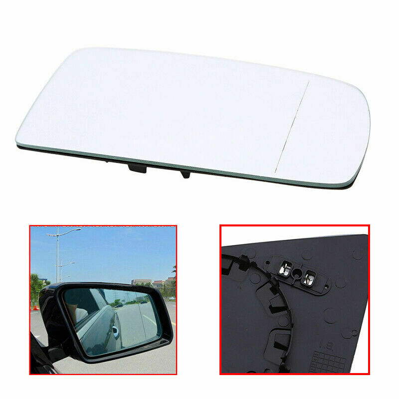 Right Passenger Side Wing Mirror Glass Heated For BMW E60 E61 E63 525i 530i 535i