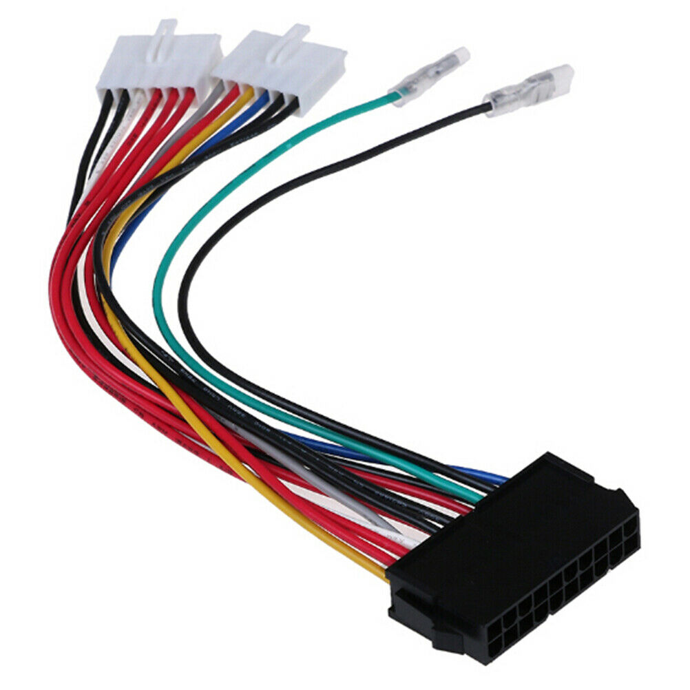 20P ATX To 2 Port 6Pin AT PSU Converter Power Cable For Computer 286 386 .l8