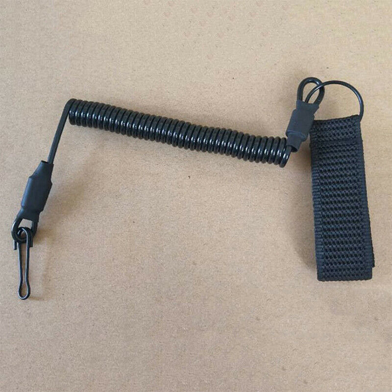 Elastic Lanyard Rope Safety Strap Key Ring Chain Flashlight Hunting AccessorFCA