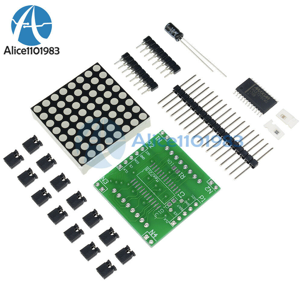 MAX7219 Dot Matrix Module Control Display Module Cascade SPI Arduino DIY Kit