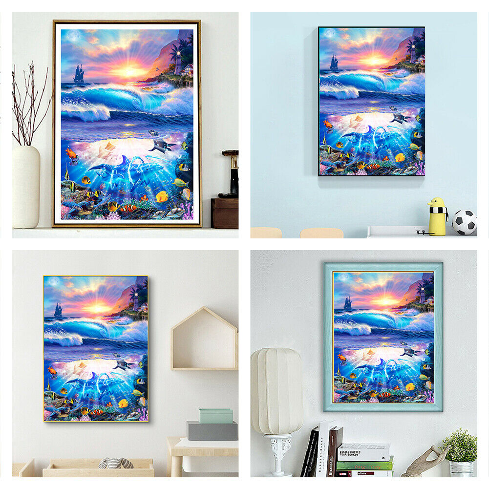 5D Diamond Painting Private Custom Photos Full Round Diamond Sewing Cross^Stitch