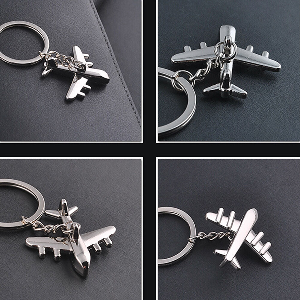 Gift Key Chains Keychain Keyfob Keyring Civil Aviation Air Plane Metal Al.l8