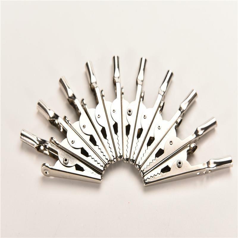 Single Prong Alligator Clips With Teeth Aligator Stainless Steel Cl .l8