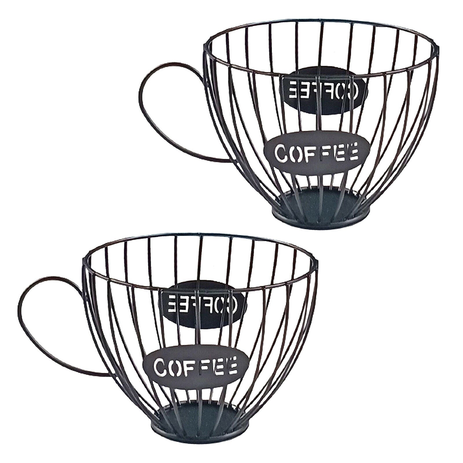 Set of 2 Universal Kitchen Coffee Pod Holder Multi-functional for Home Cafe