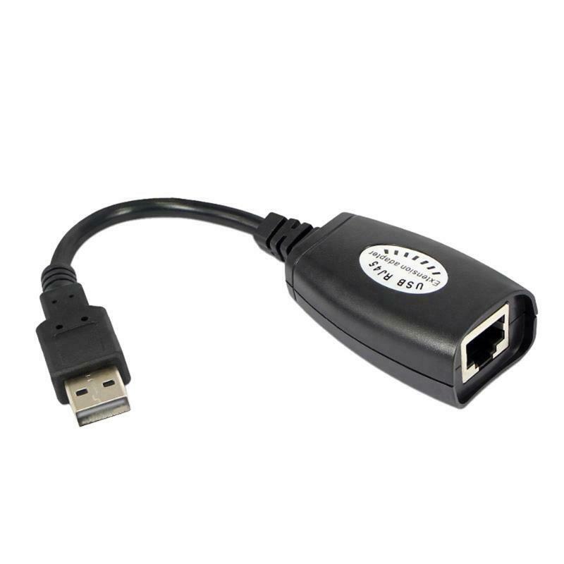 USB2.0 to Rj45 Ethernet Wire Extension Adapter Signal Extender Amplifier