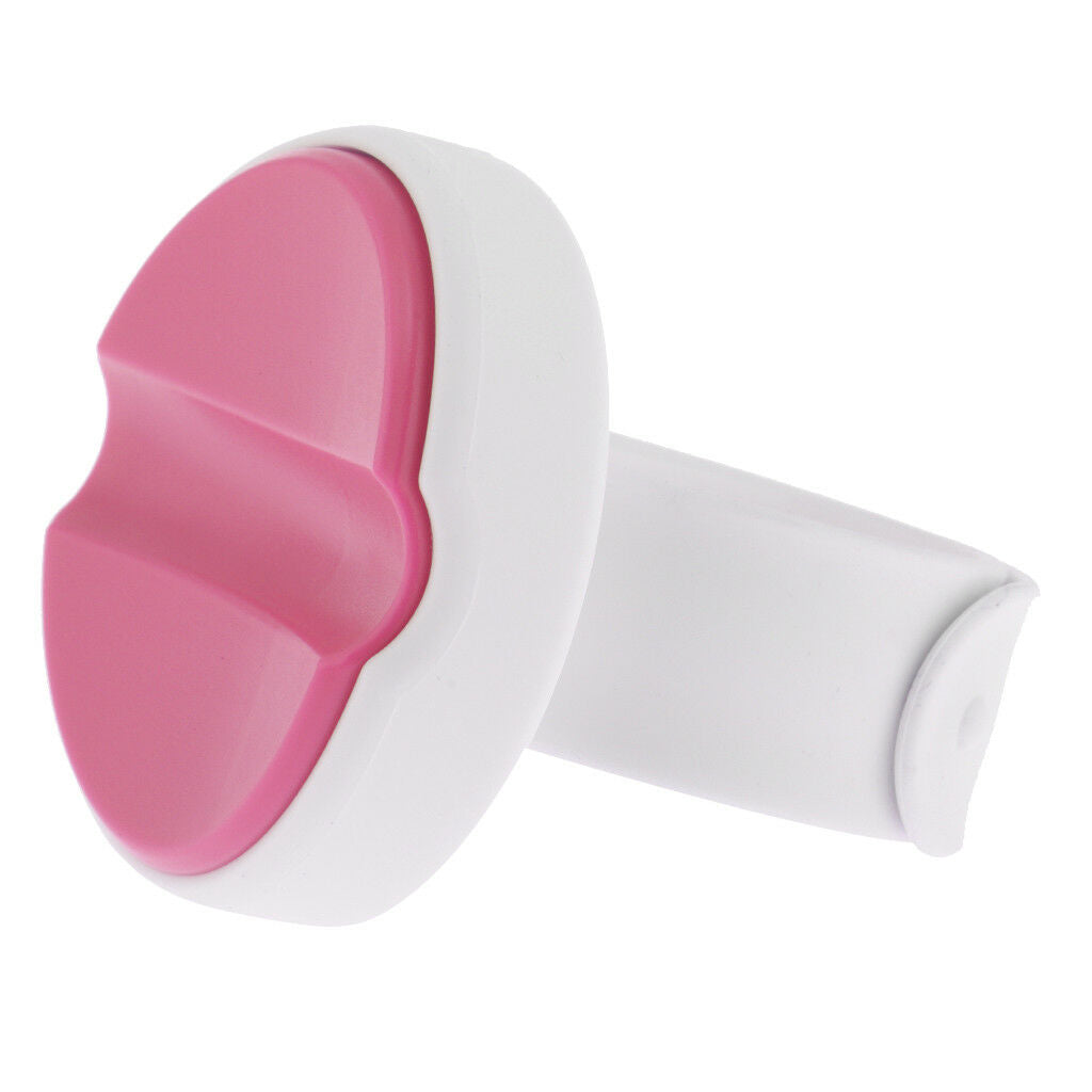Special Groove Design Magnetic Wrist Pin Holder Pink for DIY Sewing Supplies
