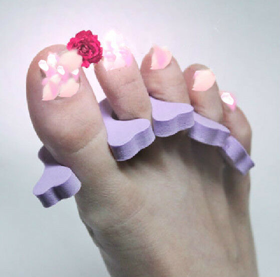 10pcs Sponge Foam Finger Toe Separator Nail Art Salon Pedicure Manicure Tool