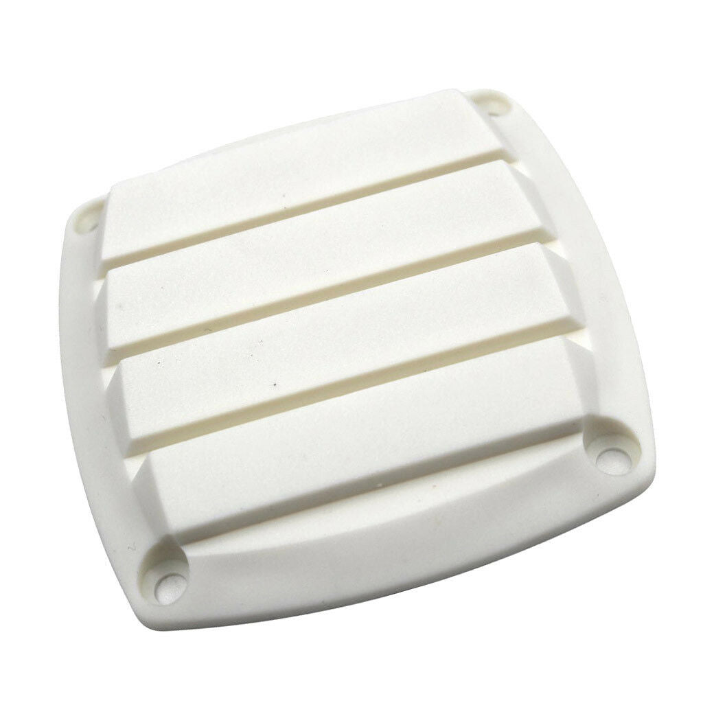 Marine Boat Louvered Vents Round 3 inch Hose Hull Air Vent Boat White