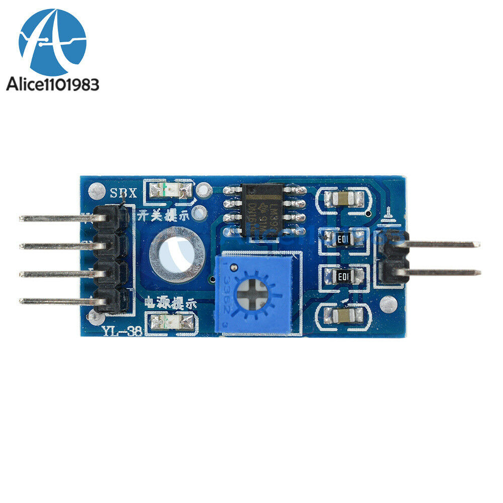 2PCS Soil Hygrometer Detection Module Soil Moisture Sensor For arduino Smart car