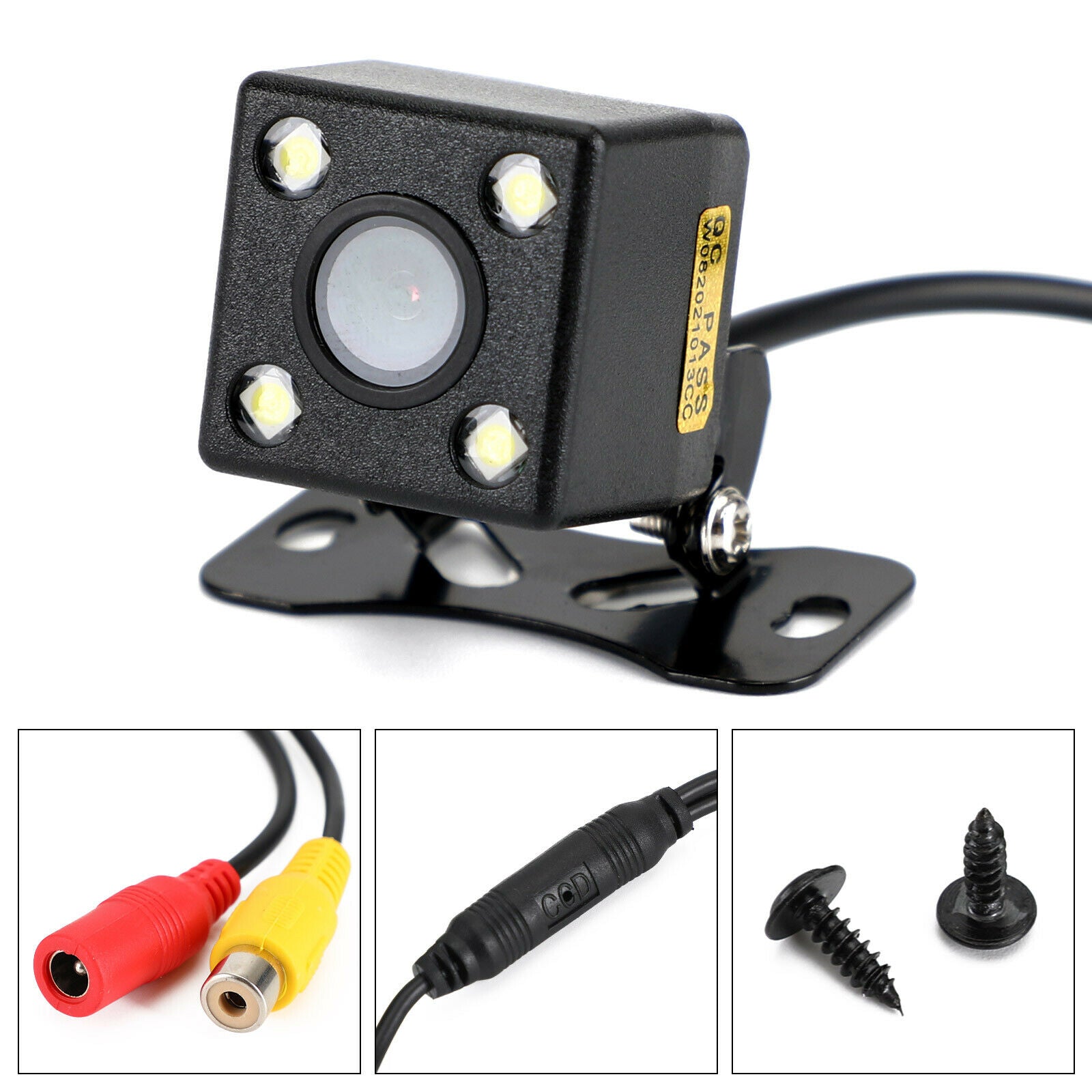 Dynamic Trajectory Hd 4Led Reverse Backup Parking Camera Waterproof Night Vision