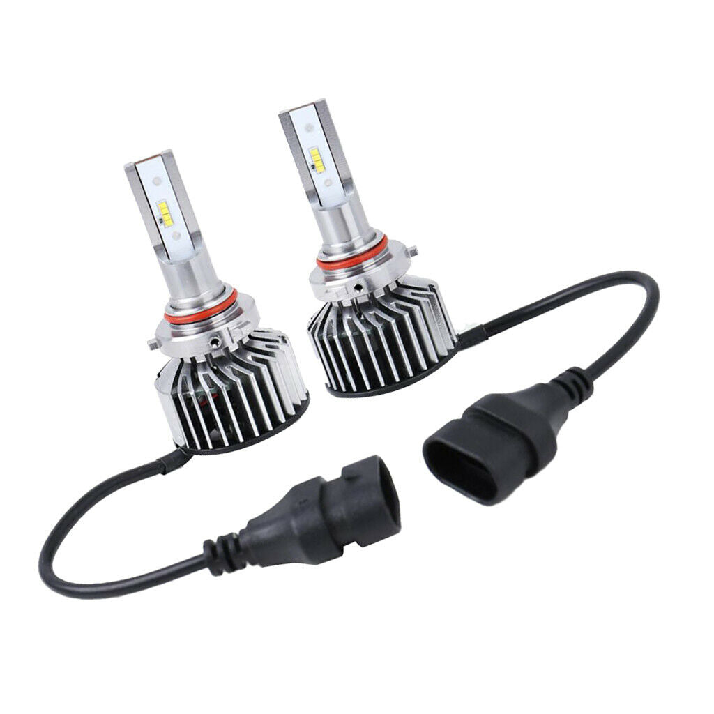 2 Pack L+R K8 55W 8LED Headlight Bulbs Lamp Super Bright 6000K 6800LM 9005
