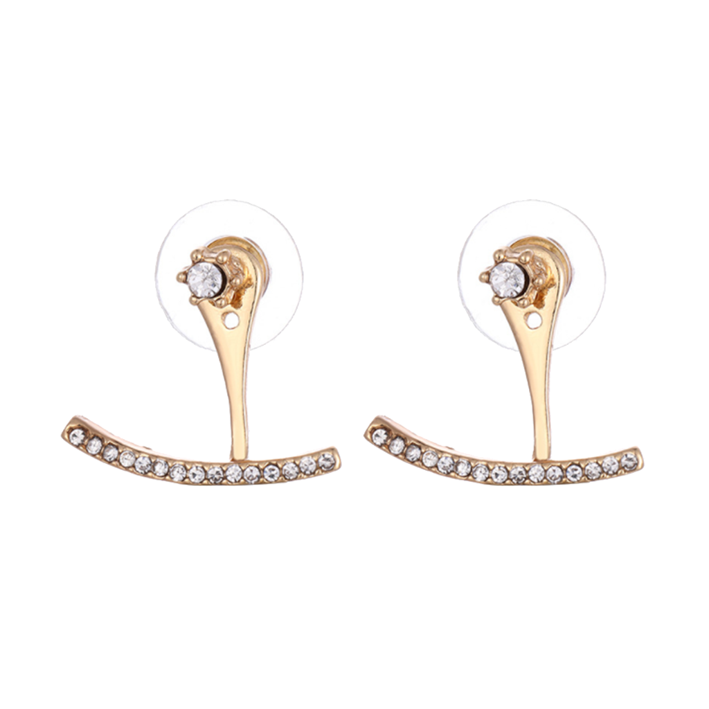 2Pcs Earrings Statement Ear Studs Girls Fashion Simple Daily Jewelry Wedding