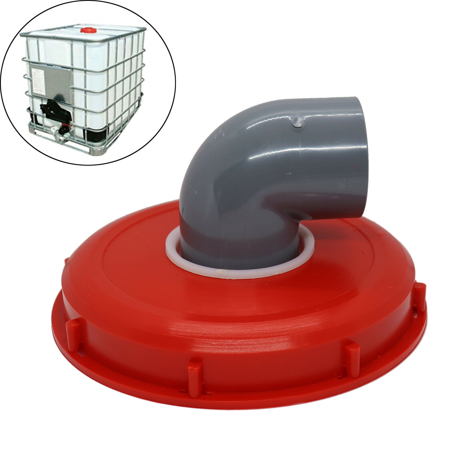 Garden Rain Barrel IBC Tank Filter Rainwater Needle Felting 224mm 90 Degree