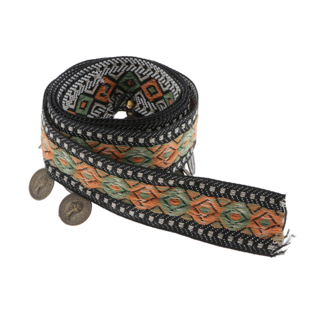 1 Yard Jacquard Ribbon Fringe Trim for Costume Hat Curtian DIY Accessories