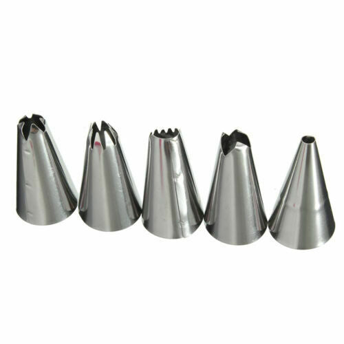 15pcs Cake Decorating Nozzles Tips Set Pastry Cupcake Icing Piping