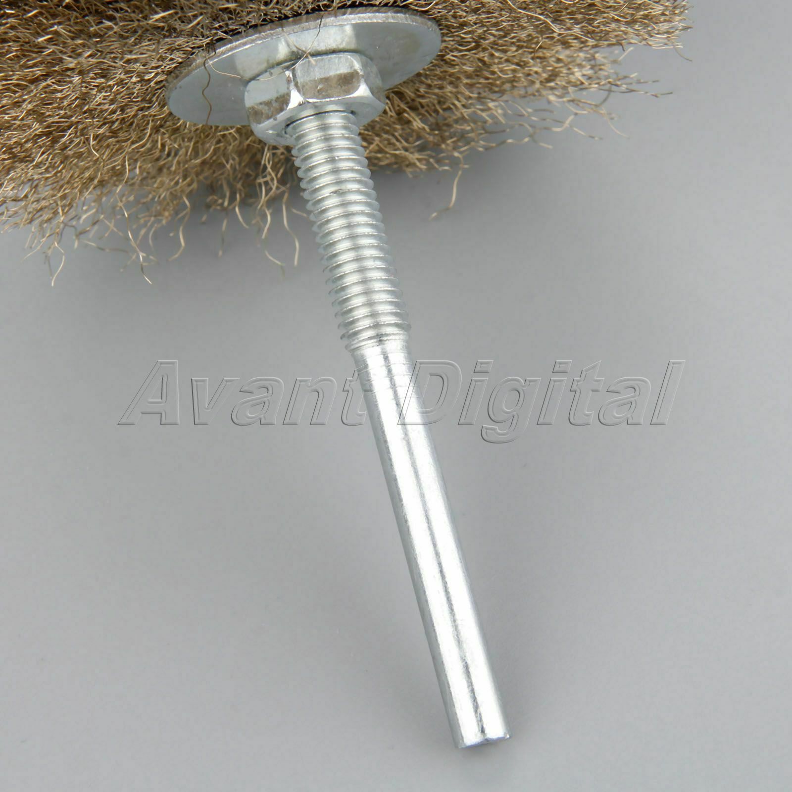 Polishing Wheel Brushes Abrasive Steel Wire Brush Grinder Rotary Tool 6mm Shank