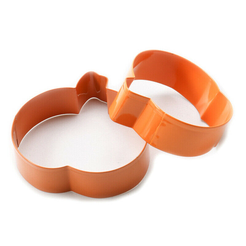 5Pcs Pumpkin Cookie Cutter Stainless Steel Baking Fondant Mold Biscuit DIY M XC