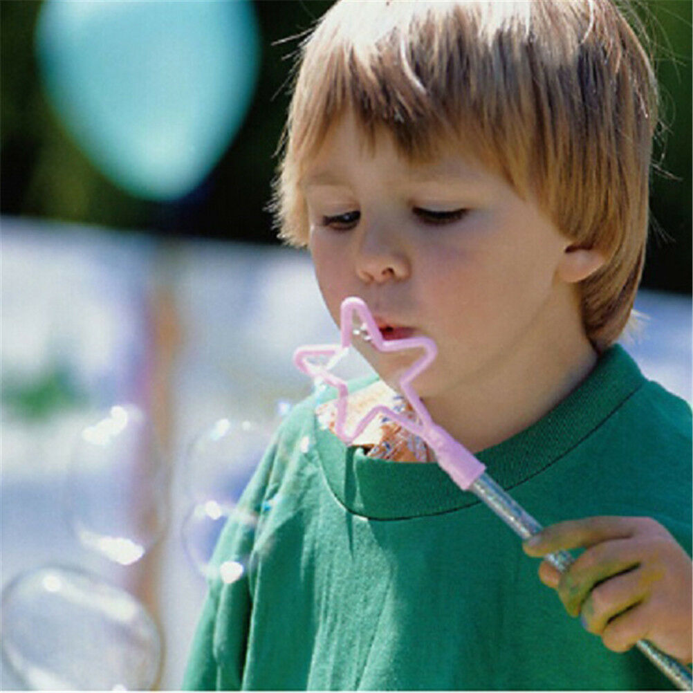 6pcs Kids Summer Blowing Bubble Toys Bubble Sticks Set for Children Outdoo.l8