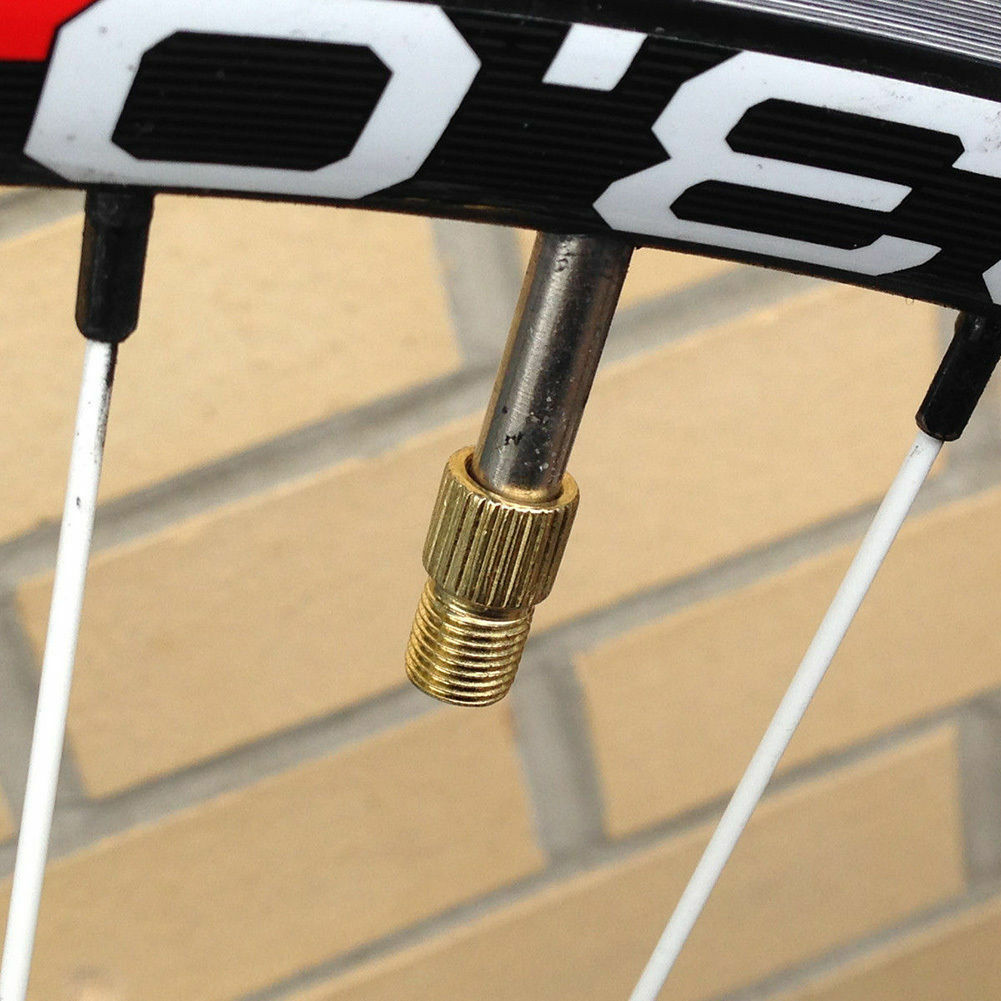 New 4X  Presta to Schrader Valve Adapter Converter Road Bicycle Cycle Pump Tube