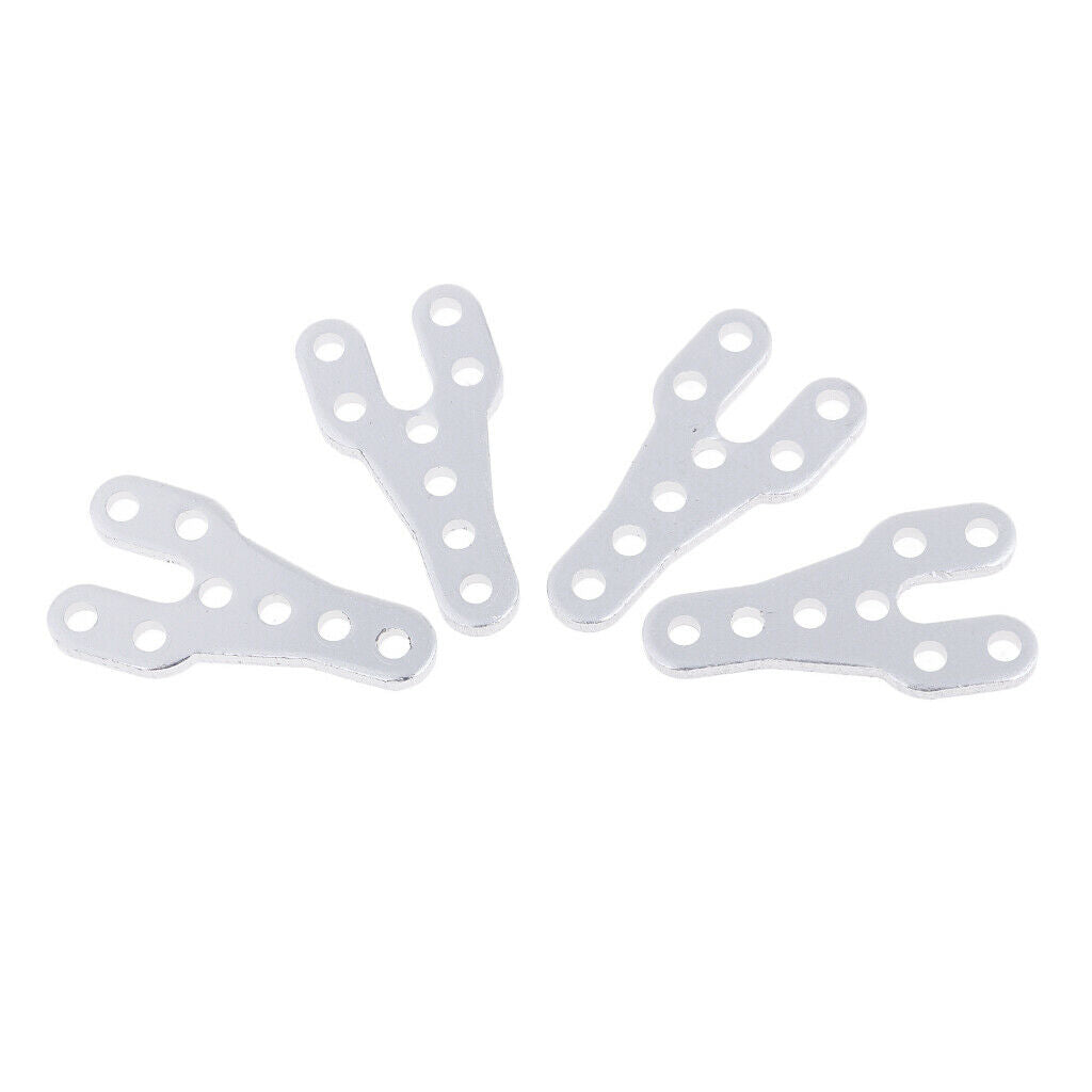 4 Pcs RC Track Body Parts Mounting Plates for SCX10 D90 Shock Absorbers