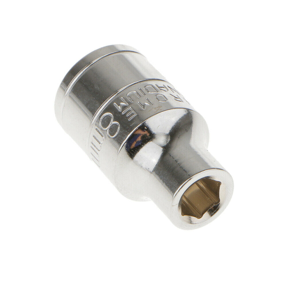 8mm Short 1/2 '' Sleeve Metric Metric Hexagonal Chrome Vanadium