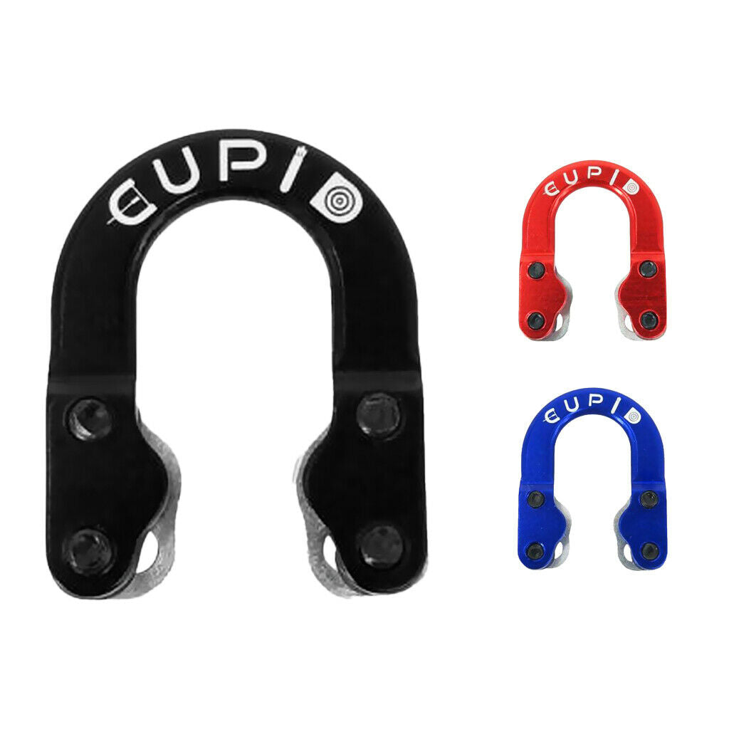 Metal D Loop Archery Release Bow String Nock D Loop Archery Accessory Black