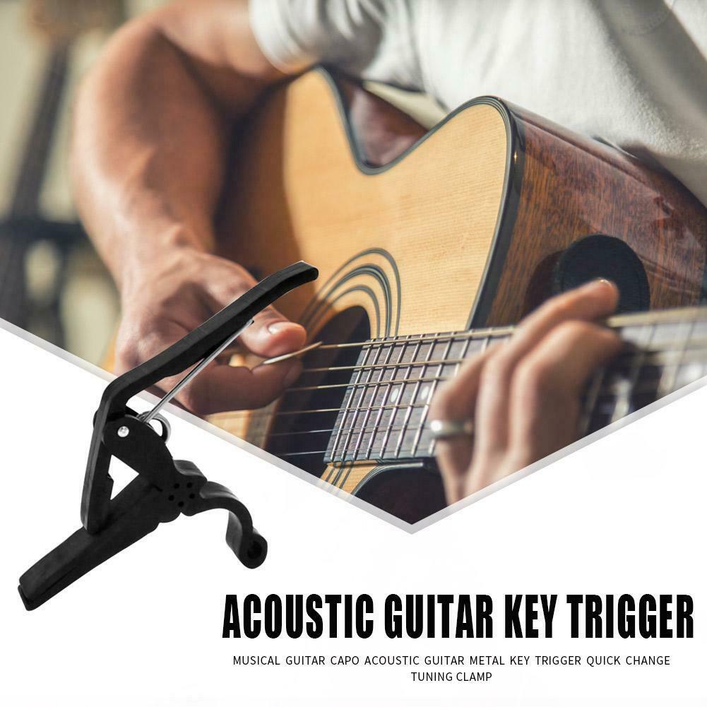 Musical Guitar Capo Acoustic Guitar Key Trigger Quick Change Tuning Clamp @