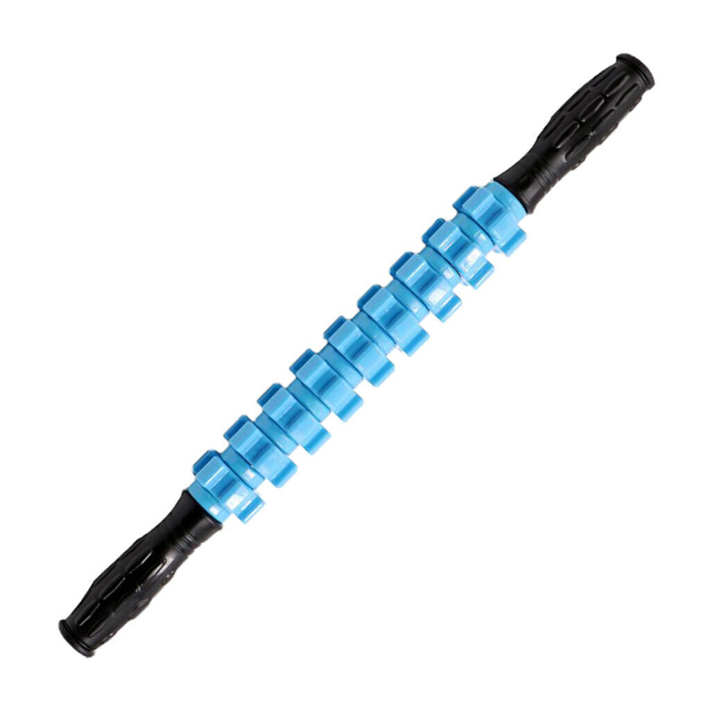 Handheld Massage Roller Stick Full Body Deep Tissue Massage Tool Blue