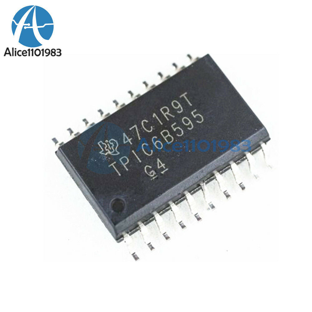 2PCS TPIC6B595 TPIC6B595DW TPIC6B595DWR SOP-20 8-Bit Shift Register