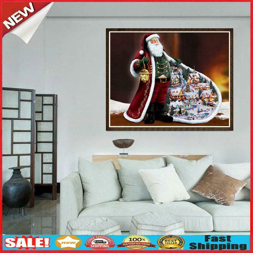 Santa Clause 5D Full Drill Diamond Painting Embroidery DIY Cross Stitch @