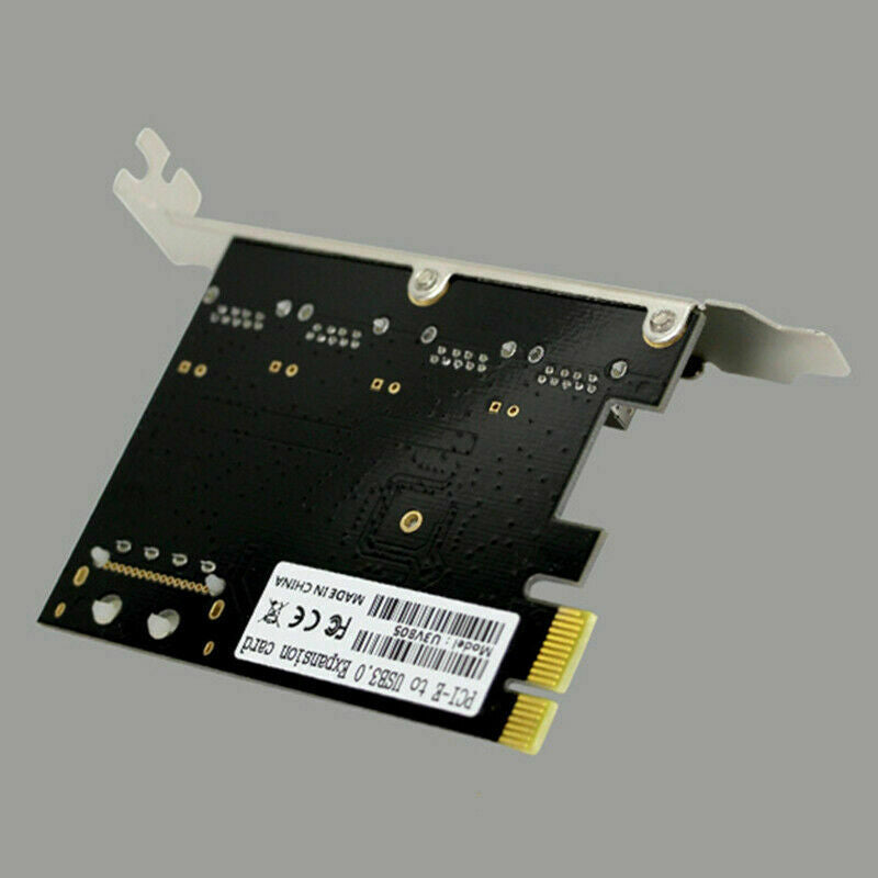 PCI-E to USB 3.0 4-Port PCI Express Expansion Card Adapter Hub VIA 5Gbps Speed 1