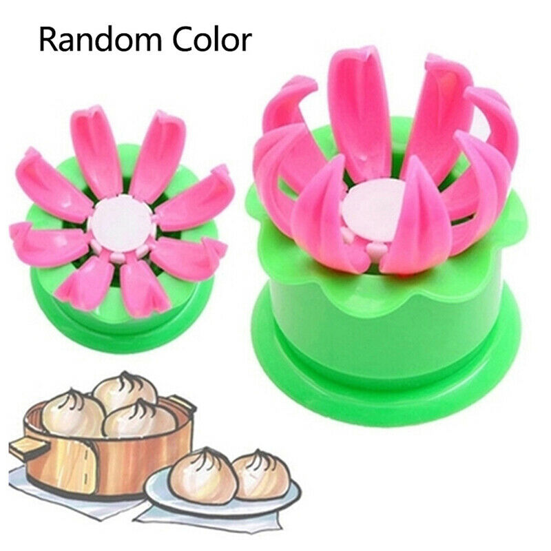 Random color Chinese Baozi Mold Steamed Stuffed Bun Mold Maker Dim Sum ShapeFCA