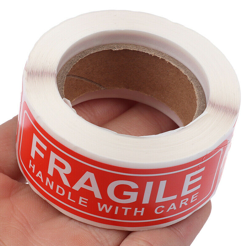 150Pcs/Roll Fragile Label Stickers Handle with Care Thank You Warning Sig.l8