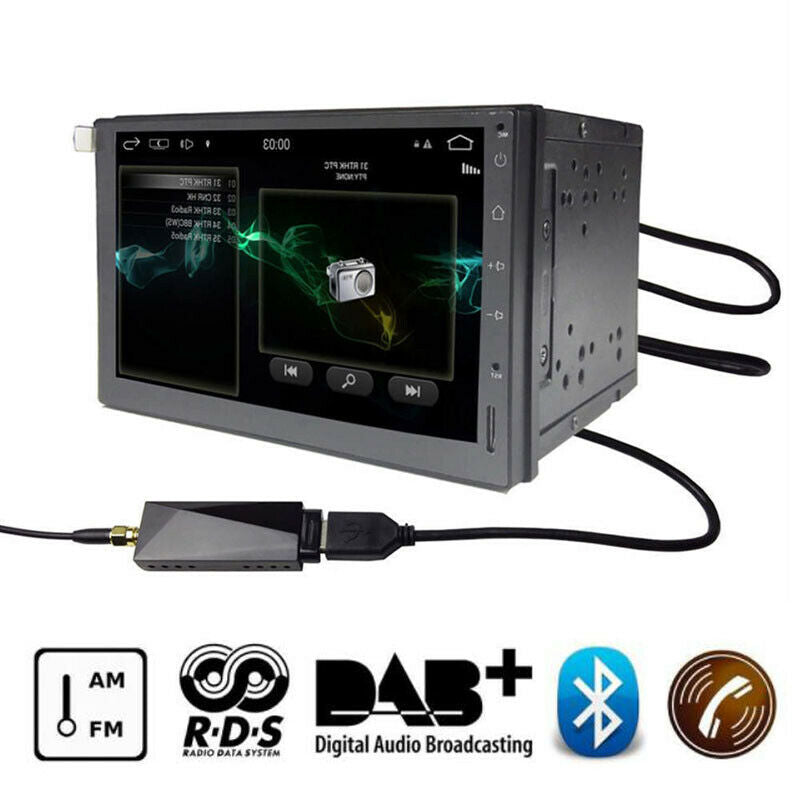 Auto Car Digital DAB Audio Radio Tuner Receiver Antenna USB Adapter For Android