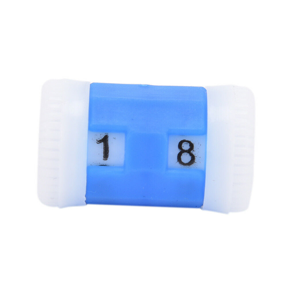 2pcs plastic knitting needles counter weaving tools number marker red&blu.l8